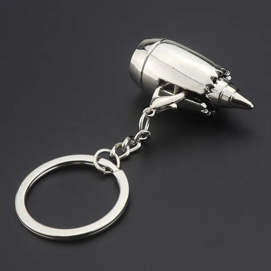 Mini Jet Engine Keychain | Aviation Gift for Pilots, Aircraft Mechanics & Aerospace Lovers