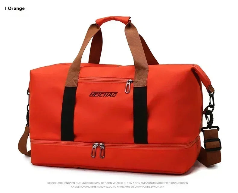Large Capacity Oxford Travel Gym Bag with Shoulder Strap