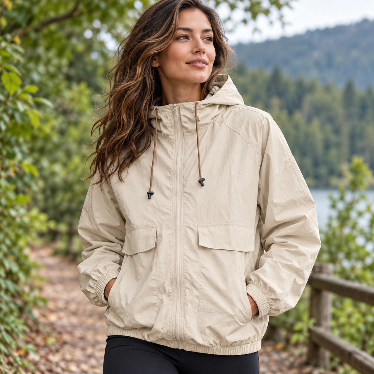 Unisex Lightweight Breathable Outdoor Waterproof Jacket