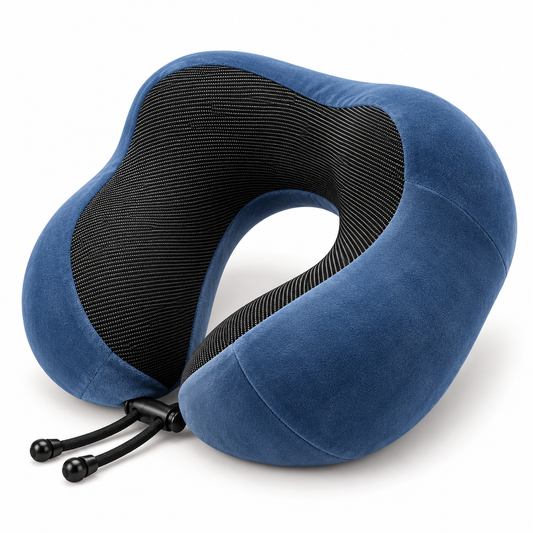 Memory Foam U-Shaped Neck Pillow with Ergonomic Cervical Support