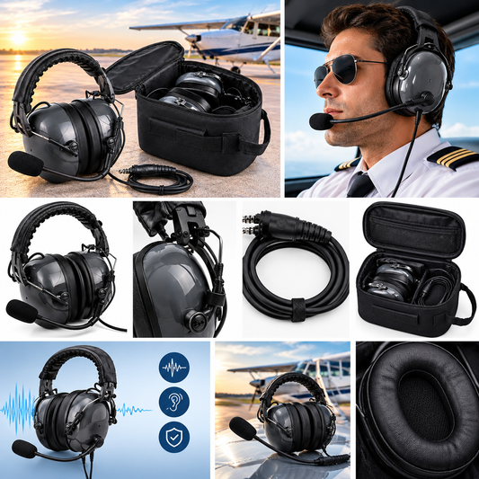 Aviation Headset & Pilot Headset Bag Bundle