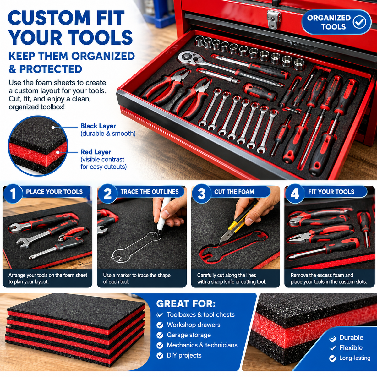 Keep Your Tools Organized, Protected, and Easy to Find