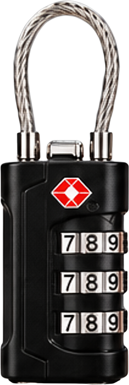 Aviation Travel & Collector Bundle – TSA Luggage Lock, A380 Keychain & Acrylic Aircraft Tail
