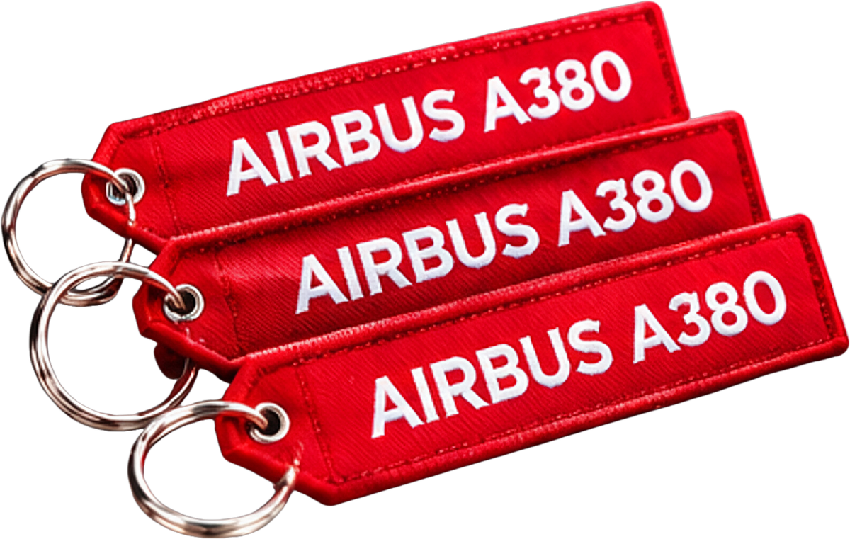 Aviation Travel & Collector Bundle – TSA Luggage Lock, A380 Keychain & Acrylic Aircraft Tail