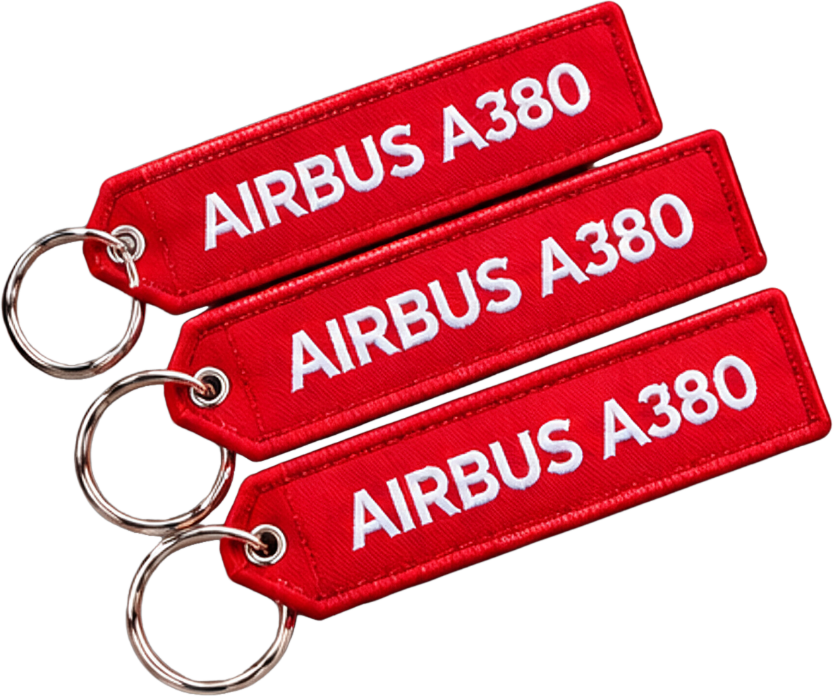 Aviation Travel & Collector Bundle – TSA Luggage Lock, A380 Keychain & Acrylic Aircraft Tail
