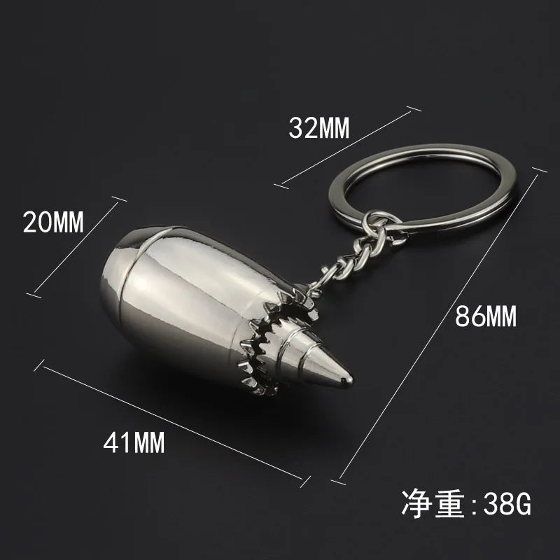 Mini Jet Engine Keychain | Aviation Gift for Pilots, Aircraft Mechanics & Aerospace Lovers