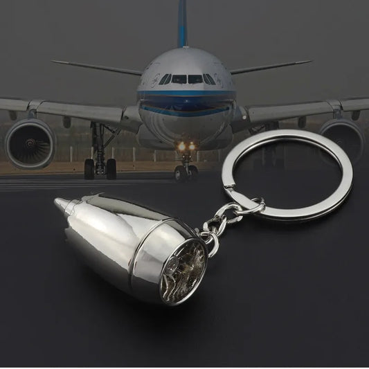 Mini Jet Engine Keychain | Aviation Gift for Pilots, Aircraft Mechanics & Aerospace Lovers
