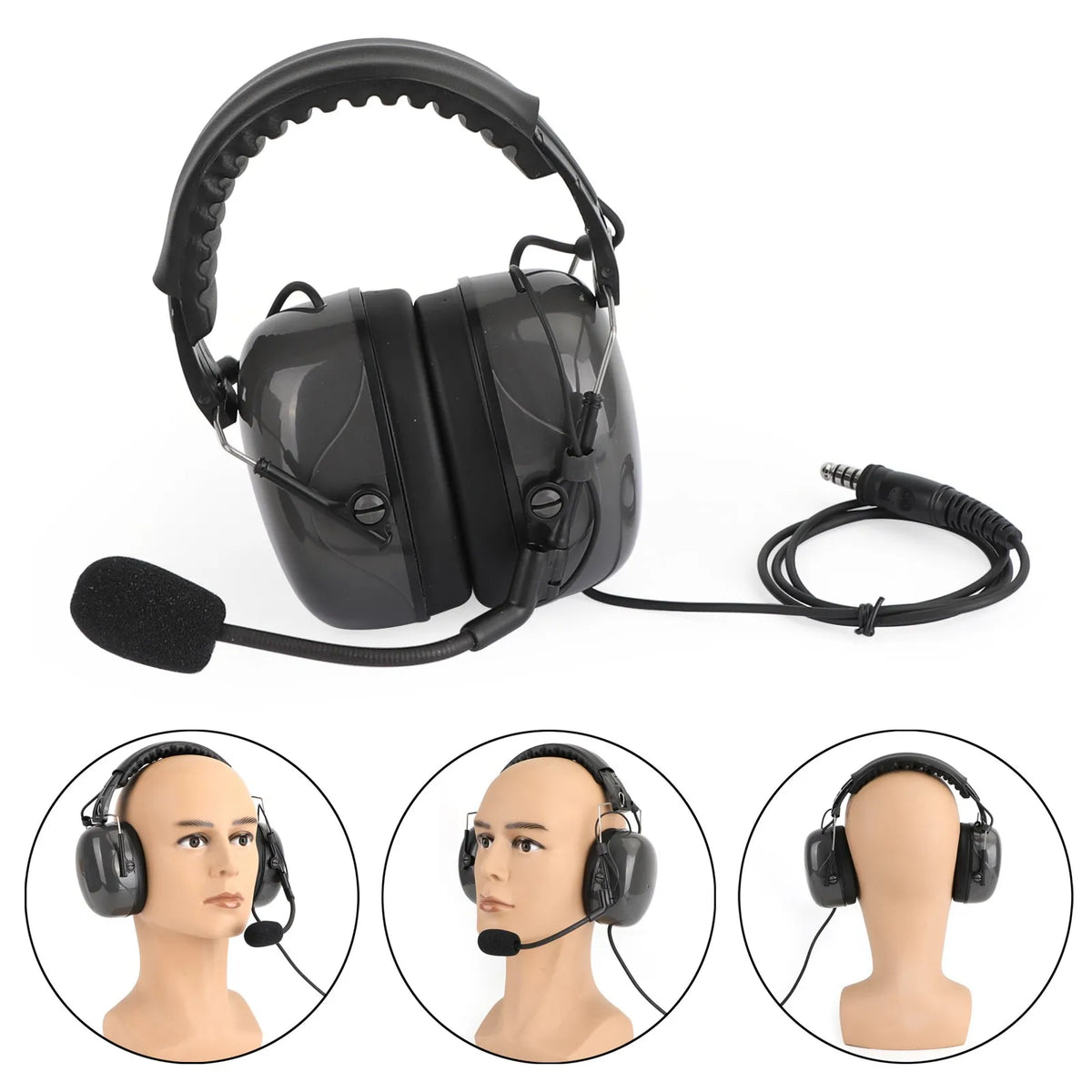Artudatech Aviation Headset Noise Cancelling