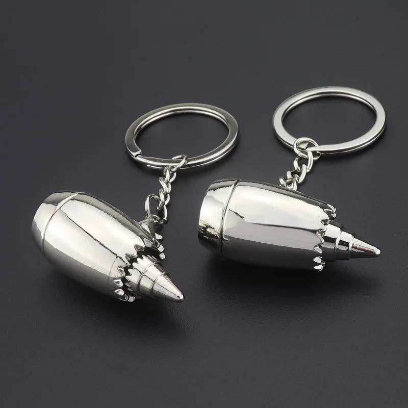 Mini Jet Engine Keychain | Aviation Gift for Pilots, Aircraft Mechanics & Aerospace Lovers