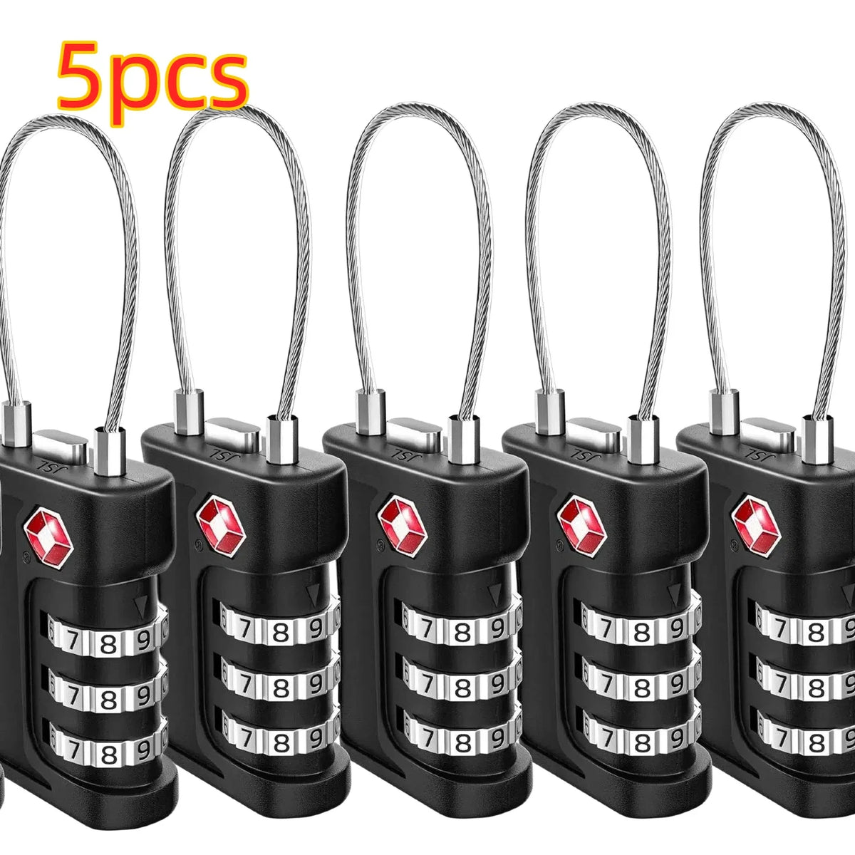 TSA Customs Code Lock for Travel Luggage – 1PC to 5PC Pack