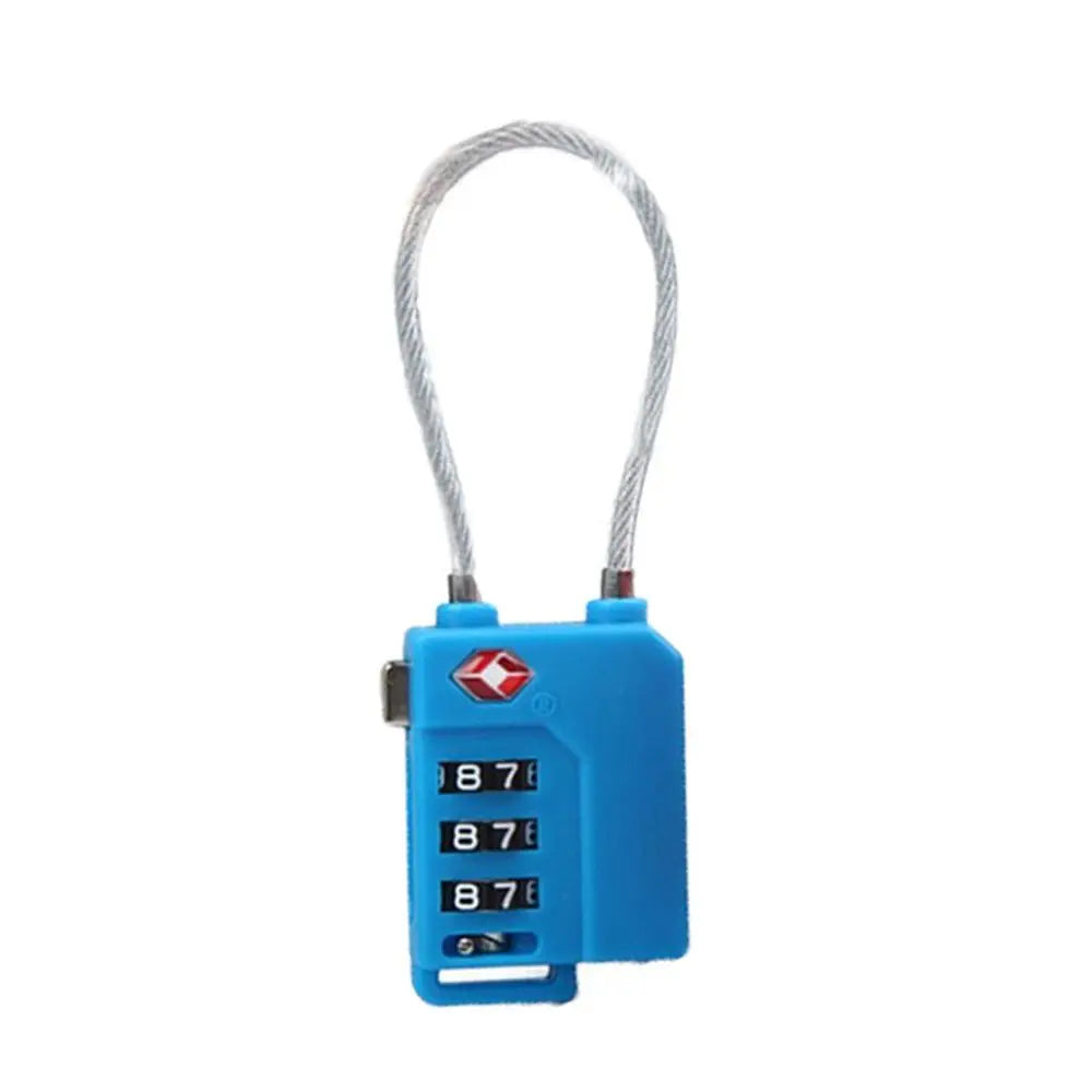 TSA Approved Colorful Combination Luggage Lock – Secure Travel Code Lock for Suitcases and Bags