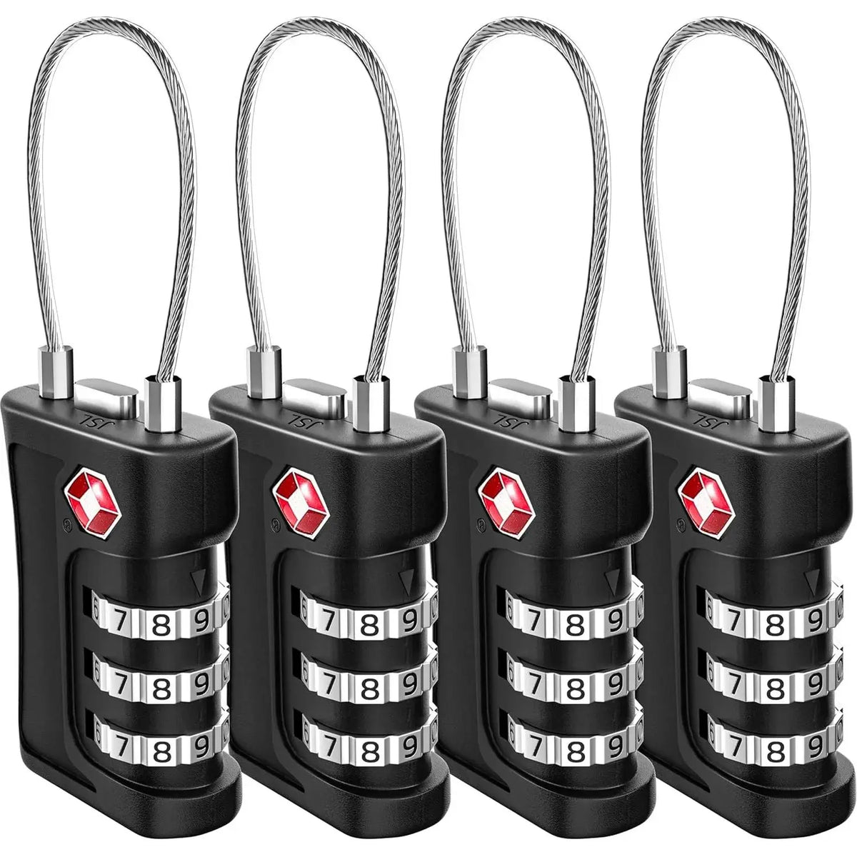 TSA Customs Code Lock for Travel Luggage – 1PC to 5PC Pack