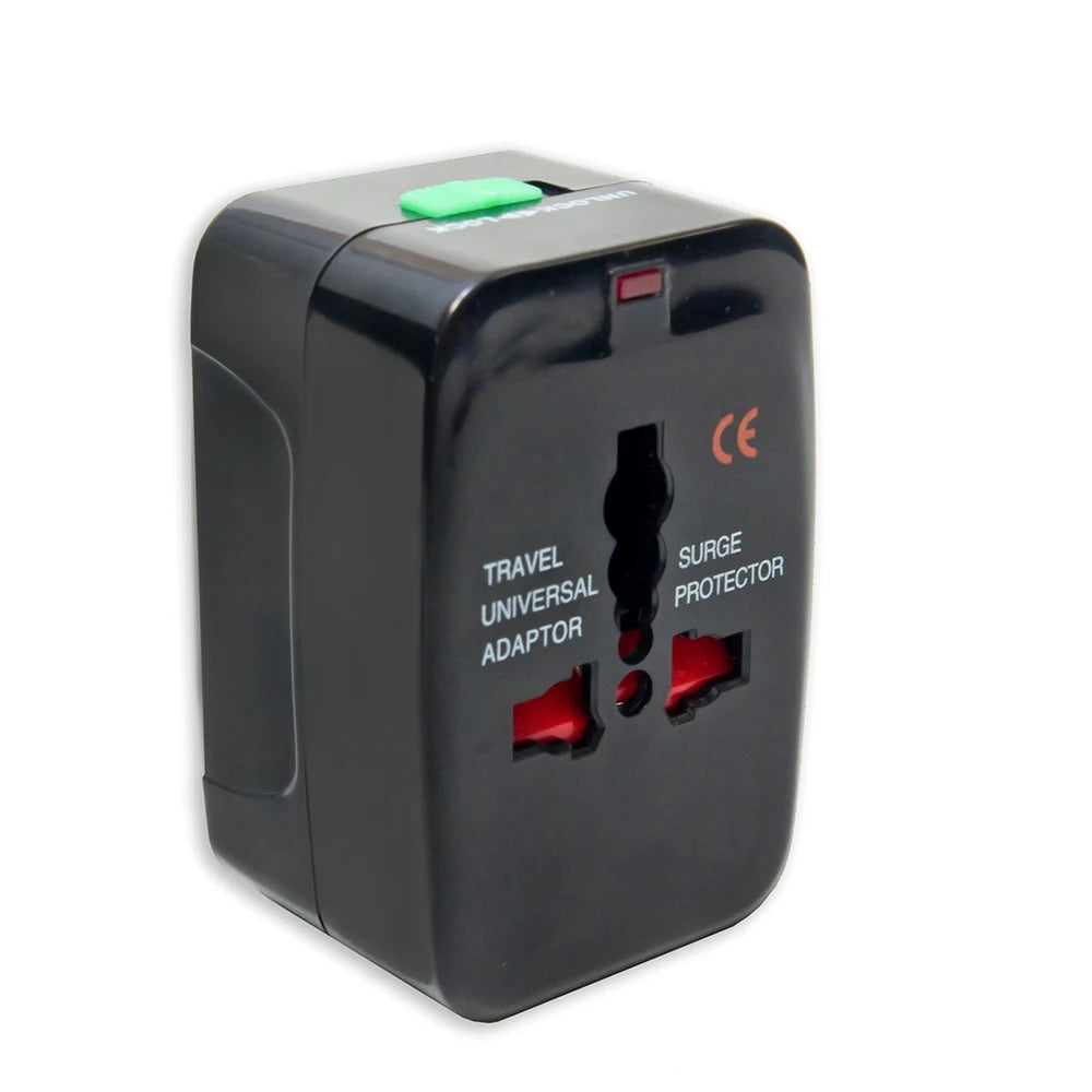 International Travel Plug Adapter With 2 USB Type-C Ports