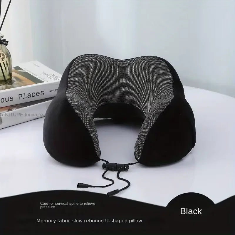 Memory Foam U-Shaped Neck Pillow with Ergonomic Cervical Support