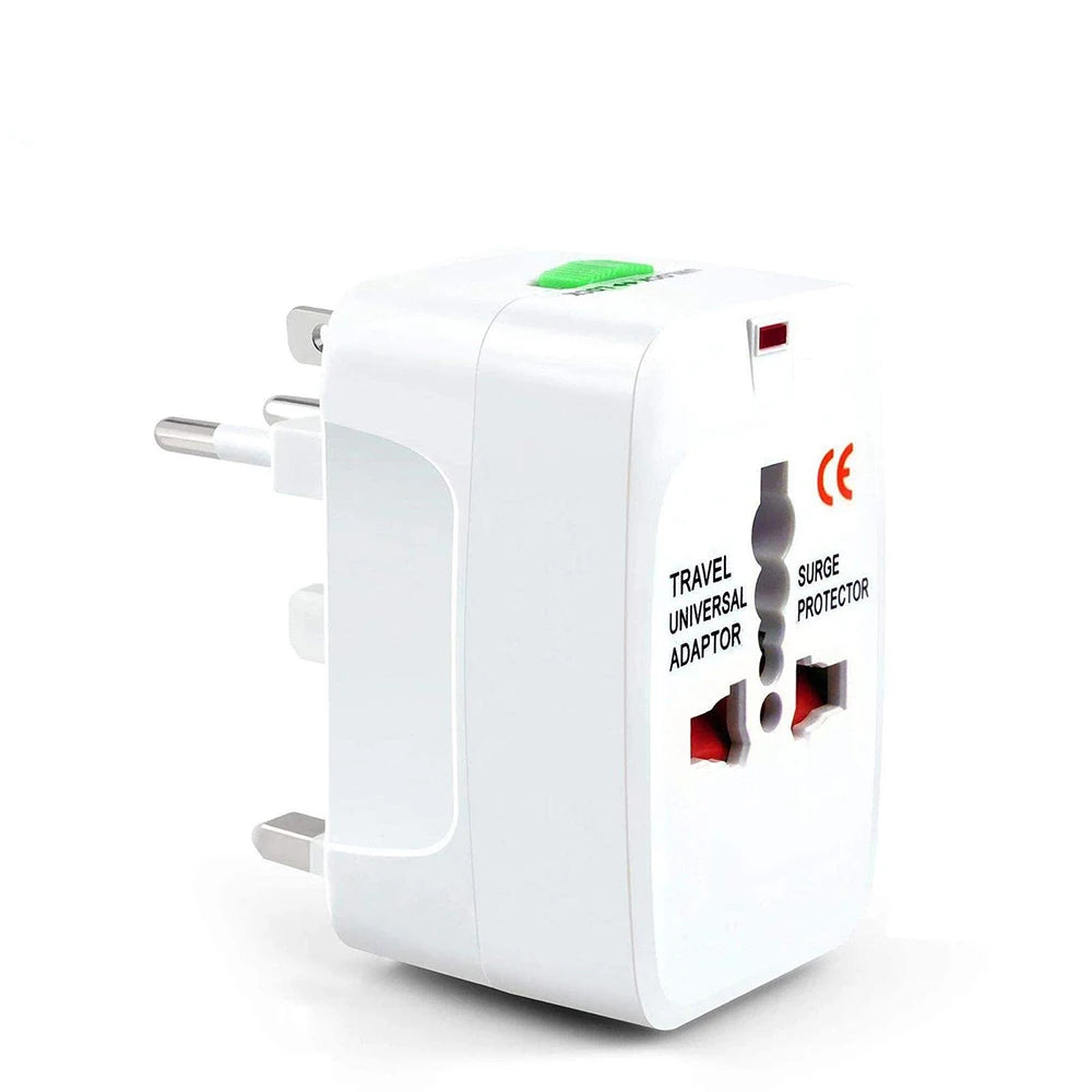 International Travel Plug Adapter With 2 USB Type-C Ports