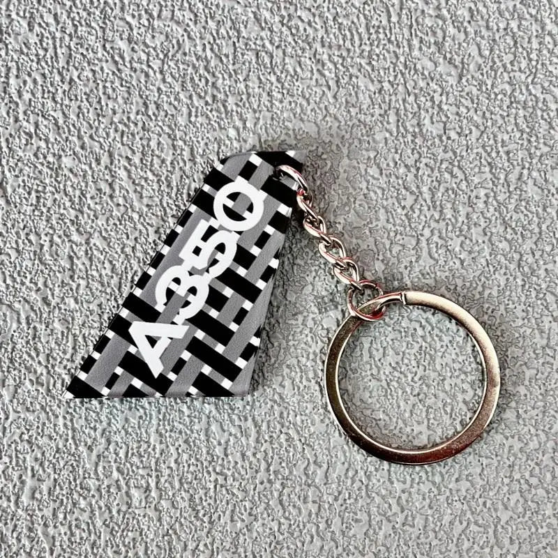 1 Piece Double-Sided Printed Acrylic Airline Pattern Vertical Tail
