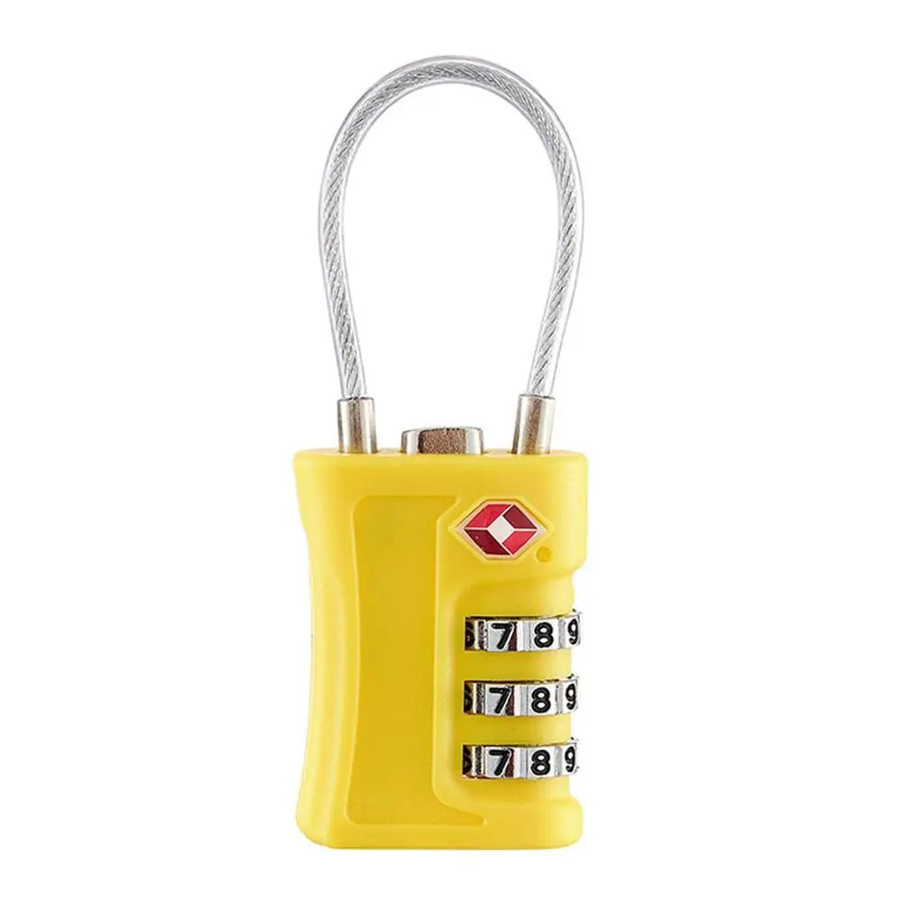 TSA Approved Colorful Combination Luggage Lock – Secure Travel Code Lock for Suitcases and Bags