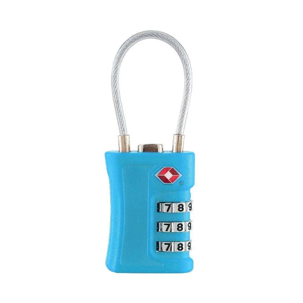 TSA Approved Colorful Combination Luggage Lock – Secure Travel Code Lock for Suitcases and Bags