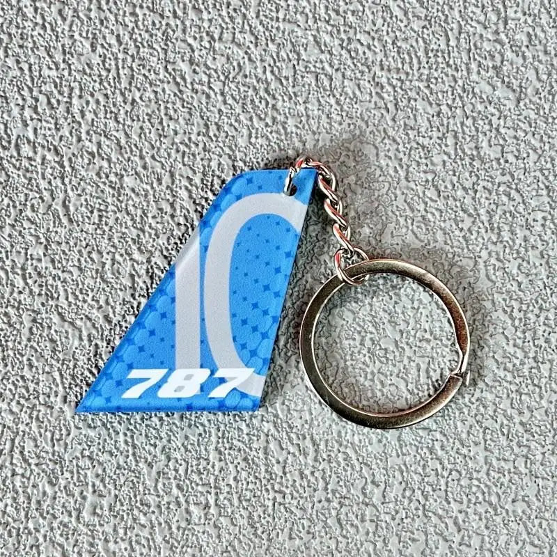 1 Piece Double-Sided Printed Acrylic Airline Pattern Vertical Tail