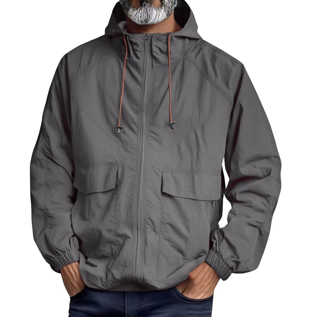 Unisex Lightweight Breathable Outdoor Waterproof Jacket