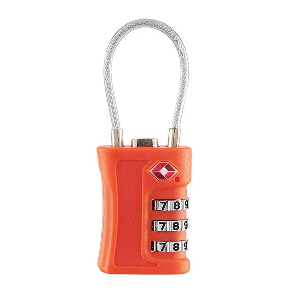 TSA Approved Colorful Combination Luggage Lock – Secure Travel Code Lock for Suitcases and Bags