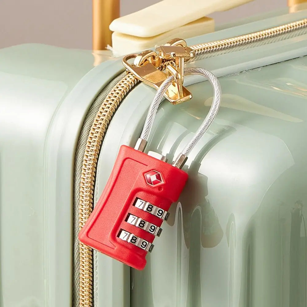 TSA Approved Colorful Combination Luggage Lock – Secure Travel Code Lock for Suitcases and Bags