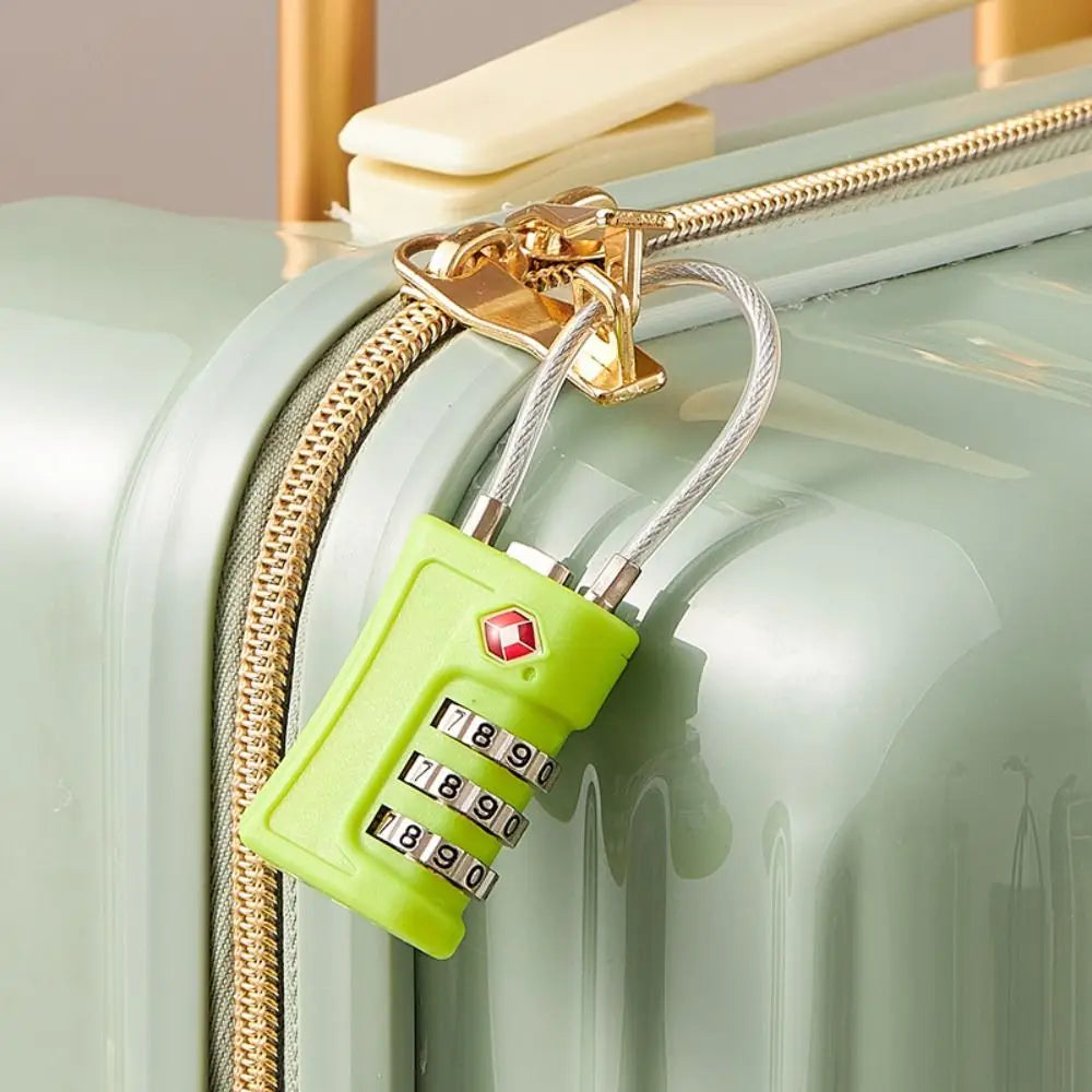 TSA Approved Colorful Combination Luggage Lock – Secure Travel Code Lock for Suitcases and Bags
