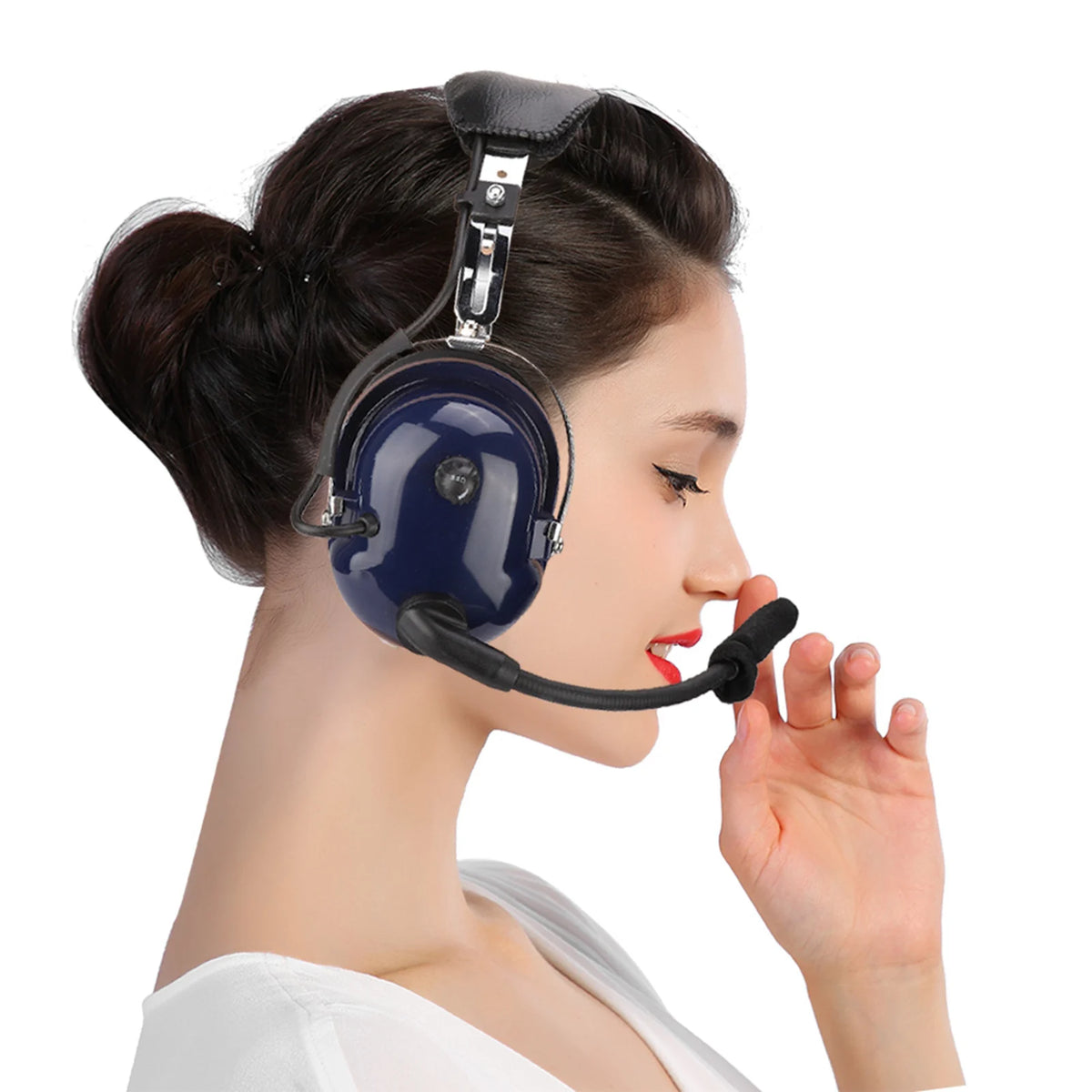 General Aviation Headset Dual Plug Headphones