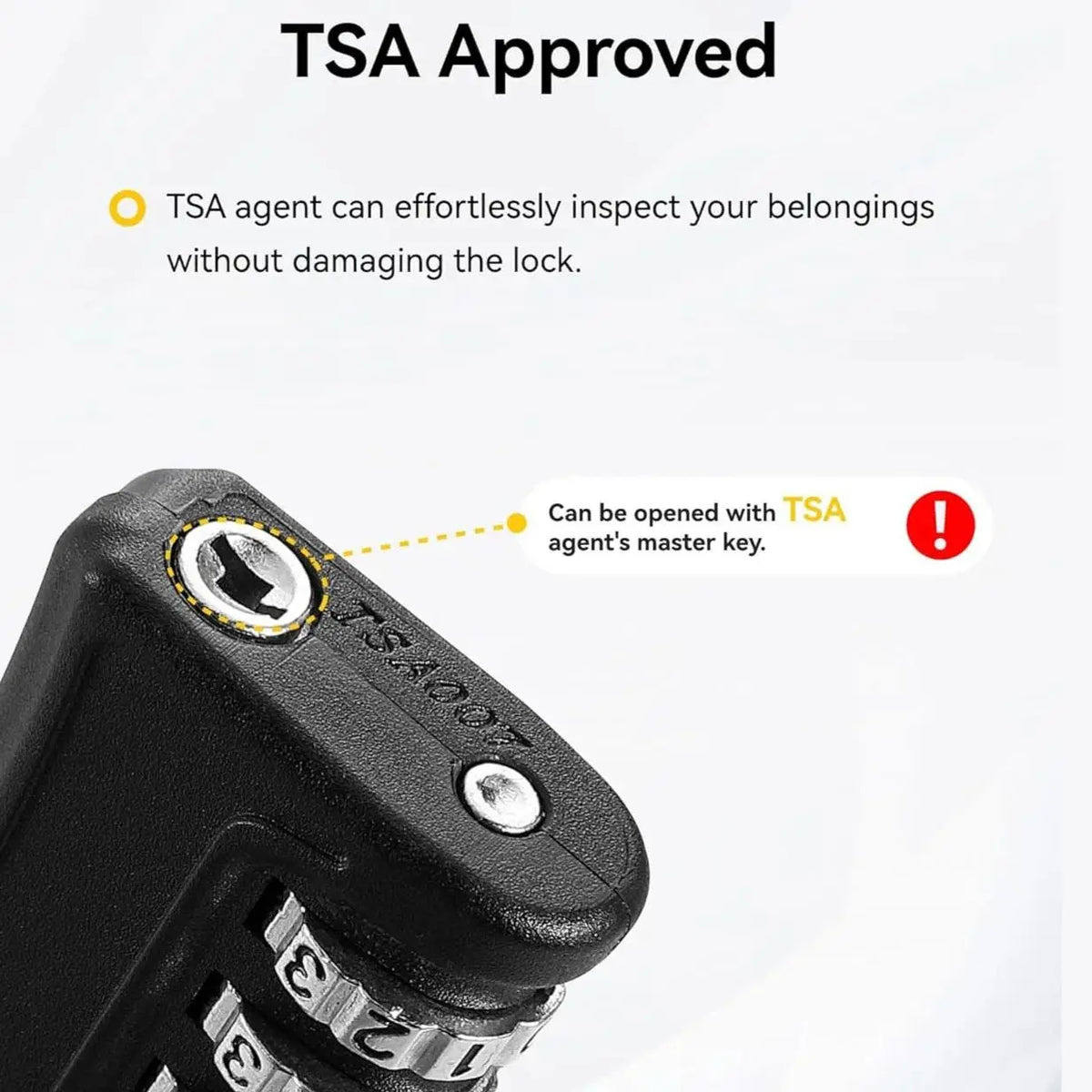 TSA Customs Code Lock for Travel Luggage – 1PC to 5PC Pack