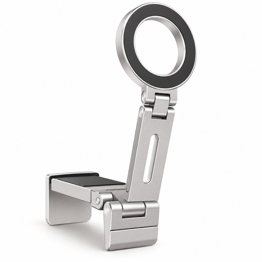 360° Rotation Magnetic Phone Holder for Airplane Tray and Desk